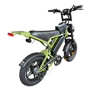 QmWheel V20 Mini Elektrische Fatbike Groen Compact Krachtig - Hypebikes