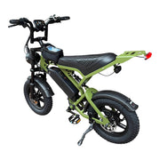 QmWheel V20 Mini Elektrische Fatbike Groen Compact Krachtig - Hypebikes