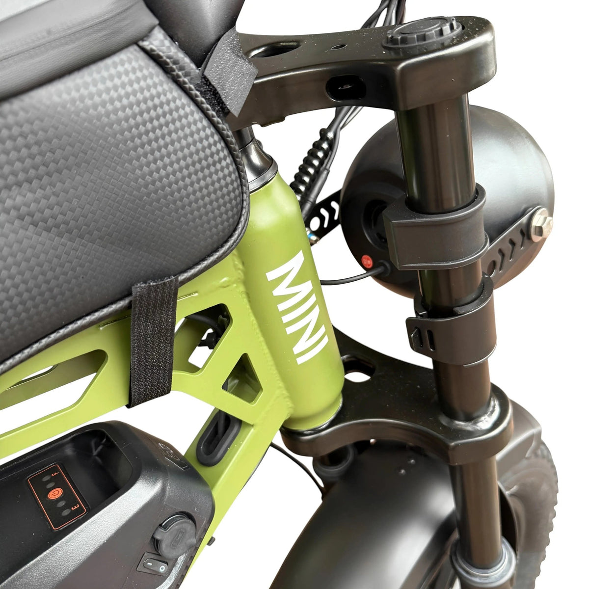 QmWheel V20 Mini Elektrische Fatbike Groen Compact Krachtig - Hypebikes