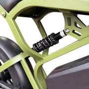 QmWheel V20 Mini Elektrische Fatbike Groen Compact Krachtig - Hypebikes
