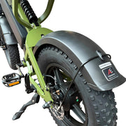 QmWheel V20 Mini Elektrische Fatbike Groen Compact Krachtig - Hypebikes