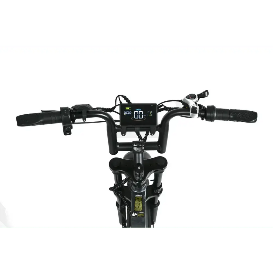 QMWheel V20 Pro 2026 fatbike donkergrijs