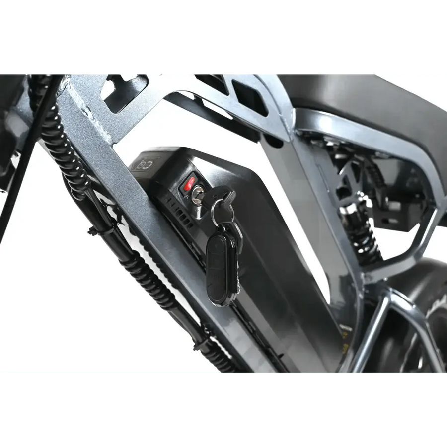 QMWheel V20 Pro 2026 fatbike donkergrijs