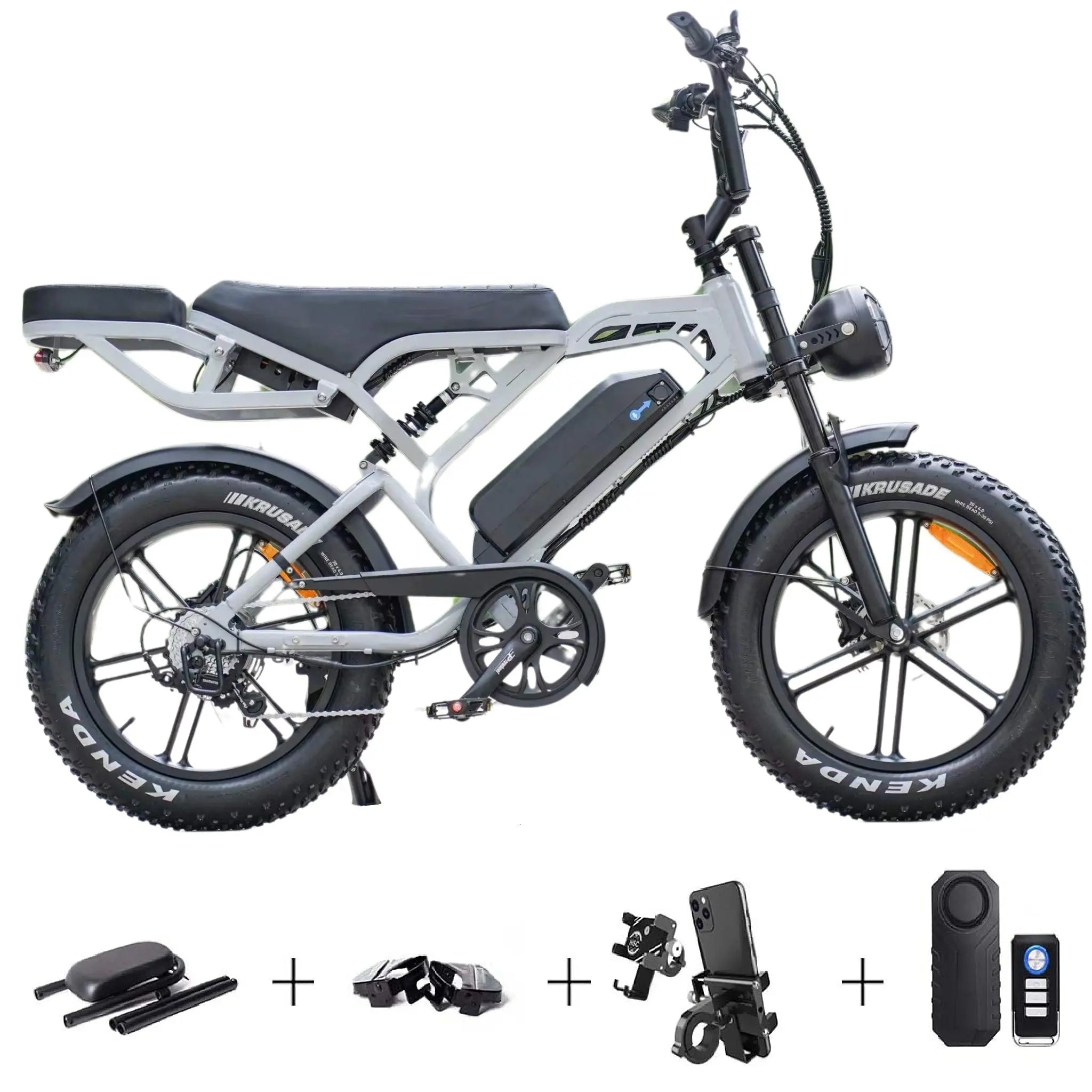 QMWHEEL V20 PRO 9.0 2025 - Fatbike - Nardo Grey - Hypebikes