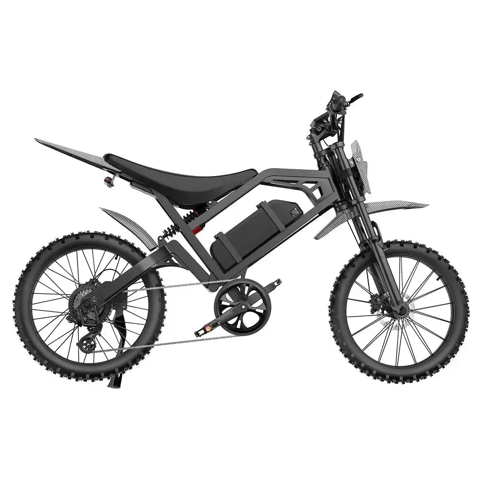 V20 Cross – Schwarzes elektrisches Crossrad