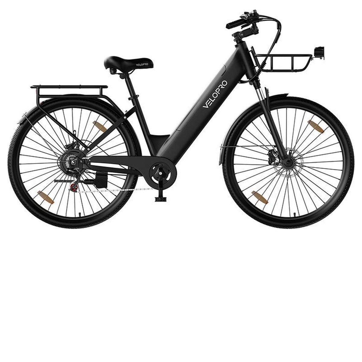 Velopro C1 Pro Elektrische Stadsfiets Zwart